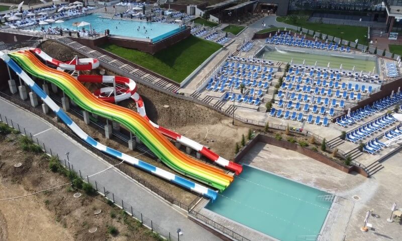 Slika Fruškogorsih termi, iz vazduha